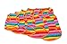 Pet dog puppy summer polo rainbow striped t-shirt vest S