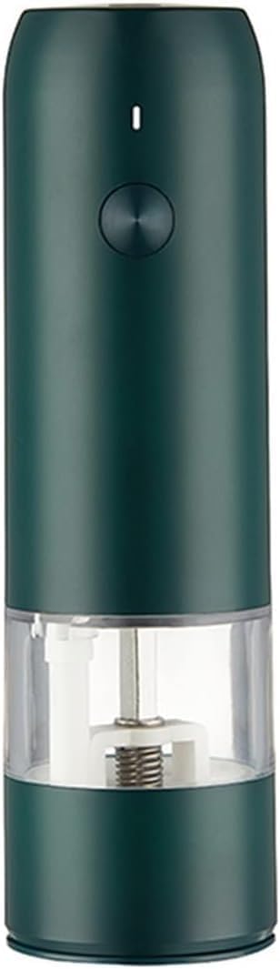 Electric Salt Pepper Grinder Set USB Charge Spice Mill Grinder Adjustable Coarseness Pepper Mill Grinder Kitchen Tools (Color : White)