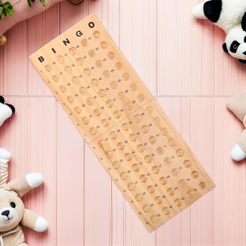 Plateau de Bingo en bois massif pliable d'exception pour vos soirées