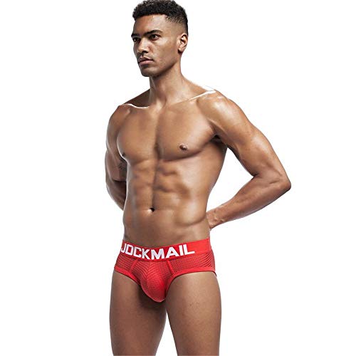 JOCKMAIL Men Briefs Men Underwear Comfortable Mesh Men's Boxer Briefs Male Lace Pantie3