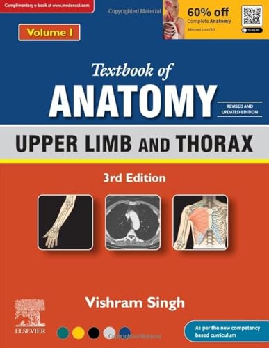 Textbook of Anatomy: Upper Limb and Thorax, Vol 1, 3rd Updated Edition