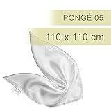 Alle Größenangaben sind ca.-Werte. Dieses Seidentuch ,Pongé 05, hat die Maße 110x110 cm