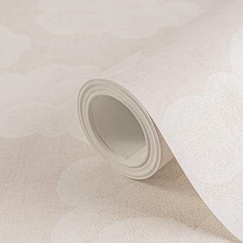 Papier peint intissé Profhome beige pour masquer les défauts du mur - 4