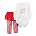Carter's Baby Girls 2 Pc Sets, Red, 24M