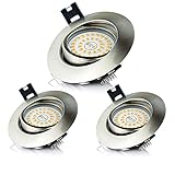 2. Diseño integrado: foco LED sin necesidad de transformador, conexión directa a 220V-240V, no regulable. Los módulos LED incorporados proporcionan un ángulo de haz de 120 ° y 500 lúmenes cada uno. Luz blanca cálida 3000K, alto CRI 80Ra, iluminación agradable.