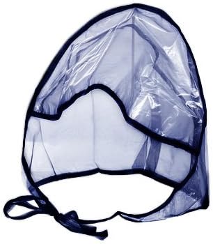 Waterproof Rain Bonnet Hat w Full Cut Visor & Netting for Men/Women (Unisex)