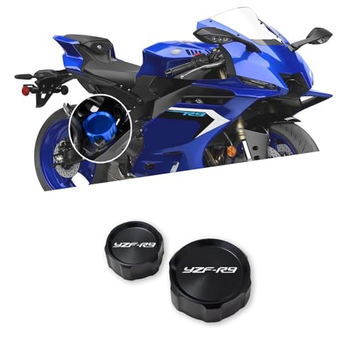 GoGoDDJP For YZF-R9 YZF R9 yzf-r9 yzf r9 2026 �I�[�g�o�C�����u���[�L�I�C���^���N�J�o�[�A�|���v�J�o�[�A�A���~�����I�C���J�b�v�J�o�[ (�O����,�u���b�N)
