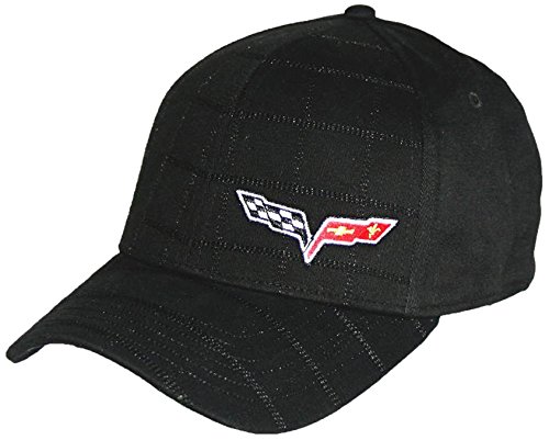 Corvette Central 131020-02 Prepp Fitted Hat , Black
