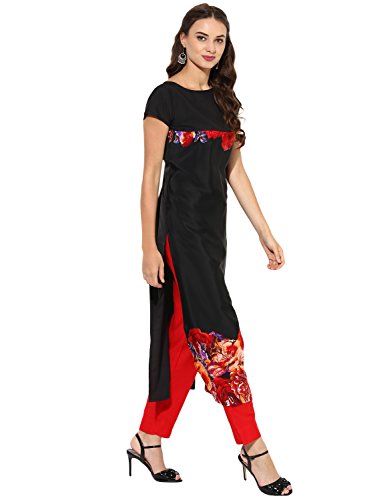 Image of Vaamsi Women's Crepe Regular Kurta