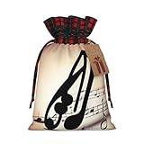Patrones de notas musicales para regalo, reutilizables, versátiles, con cordón, regalos festivos, fiestas, aniversarios familiares