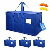 🏷️ [OUVERTURE TOTALE & ACCÈS FACILE] – Double Zip & Étiquette Offerte Chargez et déchargez vos affaires sans effort grâce au Double Zip sur 3 côtés qui permet une ouverture complète à plat (type valise). Identifiez ensuite votre contenu en un clin d’œil via l'étiquette intégrée. Ce sac robuste protège vos vetements, jouets ou déco de Noël de la poussière et se plie à plat après usage.