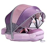 HECCEI Add Tail Newest Mambobaby Baby Swim Float with Canopy Solid Pool Infant Swim Trainer Swimming