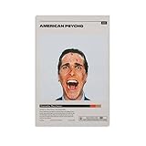 THAELY American Psycho Vintage Poster Canvas Wall Art Painting (2) Canvas Painting Posters And Prints Wall Art Pictures for Living Room Bedroom Decor 16x24inch(40x60cm) Unframe-style-2