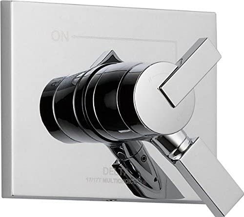 Delta Faucet Vero 17 Series Dual-Function Shower Handle Valve Trim Kit, Chrome T17053 (Valve Not Included) by DELTA - Used condition - CA$85.84