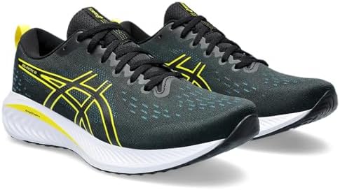 ASICS Men's Sneaker, Black Bright Yellow, 11 | Image 3