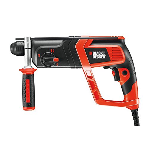 Black+Decker KD975K Pneumatischer SDS-Bohrhammer, Meißelhammer mit 1.8J Schlagenergie, Zweithandgriff, Hammerbohren, zum bohren und Meißeln, Rechts-/Linkslauf, inklusive Koffer, 710 W – Bild 4
