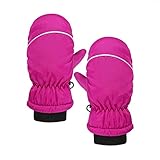 Children Winter Warm Mittens Windproof Finger Gloves Waterproof Skiing Gloves Bike Hiking Thickened...