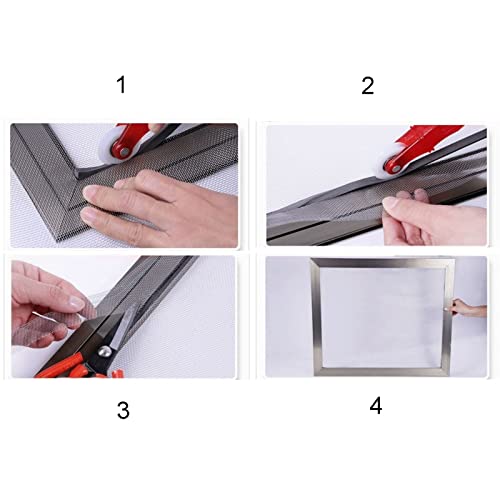 Moontergeer Stainless Steel Woven Wire Window Screen 22 Mesh 39"X197" For Windows Doors And Patio Screens, Premium Wire Mesh Screen #TOP6