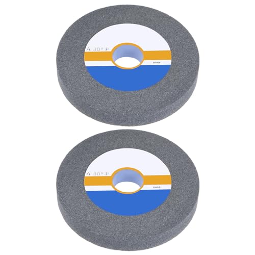 Parts for Machine 2pcs Bench Grinding Wheel 6 Inch 80 Grit 0.8