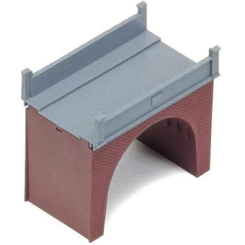 Pont en brique rouge miniature pour décor de modélisme ferroviaire et diorama