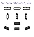 RuenTech 10-Pack Replacement Fastener Ring for Garmin Fenix 5&Fenix 5 Plus Band Keeper Security Loop(22mm Band Keeper for Fenix 5 and Fenix 5 Plus)