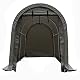 Zeltgarage Rolektro für Motorräder und Gartengeräte, PVC610, 2,4×1,6×1,9m