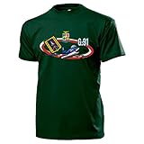 G91 FRECCE Electric Olori Aeronautica Militare de vuelo staffel Aire Arma Italiano Italia 313º Gruppo addest ramento acrobatico Avión – Camiseta # 14150 verde Small