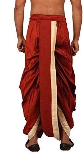 Image of Royal Kurta Men's 100% Cotton Kurta and Dhoti Set