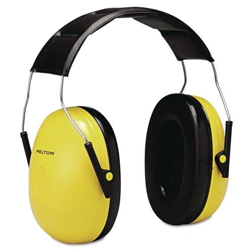 3M Peltor Optime - Protector auditivo personal - Hearing Protector Earmuffs - Amarillo - Mujeres - Adultas