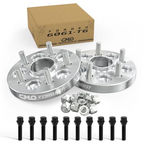 Customadeonly 20mm Hubcentric Wheel Adapters 5x112 to 5x114.3 (Hub to Wheel),Center Bore 57.1mm to 56.1mm (Hub to Wheel) Compatible for Audi and VW Models with 57.1mm Bore Only (2pc M12x1.5