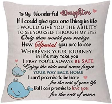 Grandson Hug Cushion Covers My Boy Birthday Gift Inspirational Home Decor Throw Pillow Cases Graduation Keepsakes Encourage Pillowcases Go to University I Love You Forever Reminder Gift Christmas