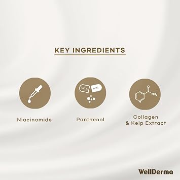 WELLDERMA Sapphire Collagen Impact Hydrogel Fitting Mask, 25g x 4 Sheets Hydrating & Firming Micro-Hole Sheet Mask with Collagen Water 850,294ppm, Niacinamide & Peptides