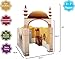 Portable Cardboard Masjid Mosque Playhouse for Kids – Interactive Islamic Toy for Learning Salah, Quran & Prayer – Educational Birthday and Ramadan Gift for Muslim Children