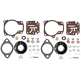 YOUSEMOT 2Pack Carburetor Carb Rebuild Repair Kits for Johnson Evinrude 396701 18 20 25 28 30 35 40 45 48 50 55 60 65 70 75 HP