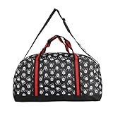 Disney Mickey Mouse Faces All-Over Print Black 21' Packable Duffel