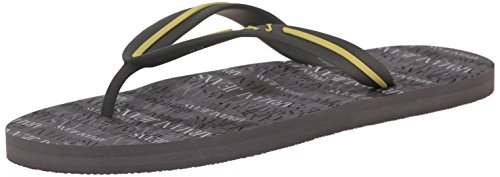 Armani Jeans Men's Sandal Flip Flop, Grey, 46 EU/12 M US