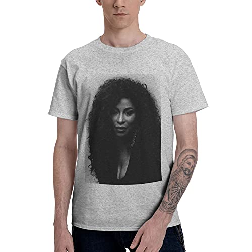 XZTXNL Chaka Khan Men s Short Sleeve Casual T-Shirt Black