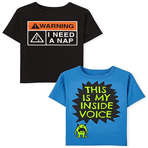 Image of Baby Boys and Toddler Boys Short Sleeve Graphic T- Shirt 2-pack