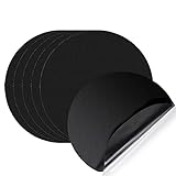 BBQ Grillmatte (10 er Set) - Wiederverwendbare Premium Grill- und Backmatte mit Teflon Antihaftbeschichtung für Grill und Backofen (rund I Ø 23 cm)