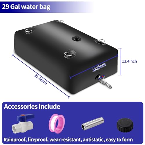 image for ZXZYHFTY Large Capacity Water Storage Bladder Containers, Bladder Tank