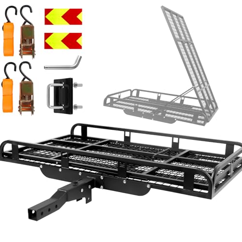 Hitch Cargo Carrier with Ramp and Wheelchair Access