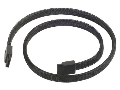 Silverstone Tek 180 Degree SATA III Cable with Non-Scratch Locking Mechanism (CP07)