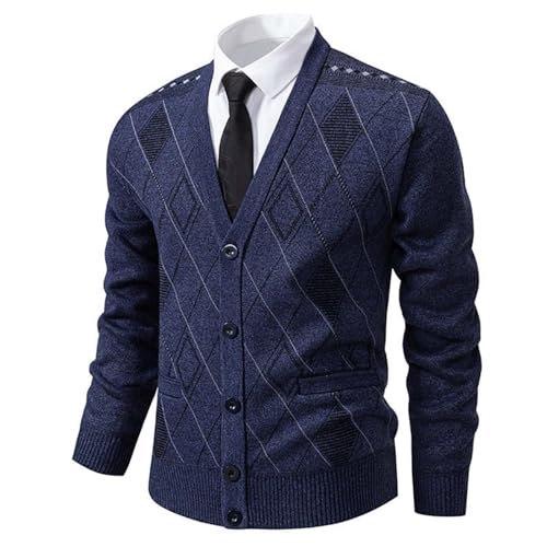 Cárdigan de punto para hombre de corte regular con botones 2