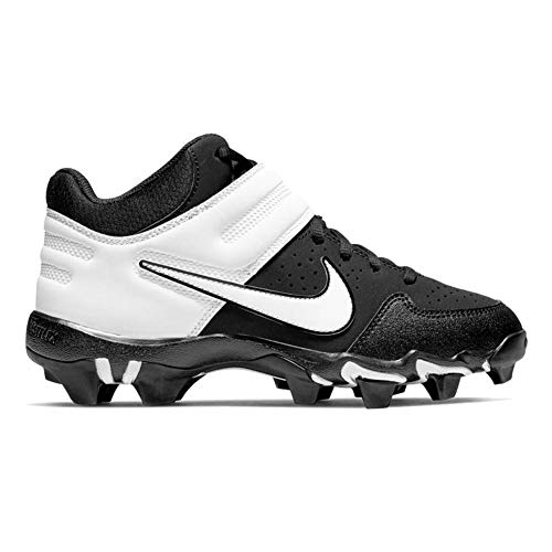Nike Alpha Huarache VRSTY Mid Kystn Mens Baseball Cleat Ao7956-003 Size 11.5 Black/White