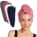 Turbie Twist Microfiber Hair Towel (2 Pack) Light Pink - Dark Pink