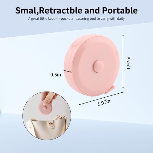 3 Cintas métricas retráctiles 150 cm mini pack miniatura 3