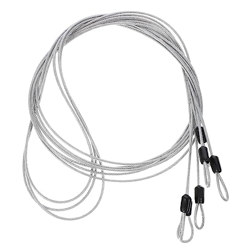 MUSISALY 3pcs Hard Rope Wire Cable Rope Sturdy Rope Steel Wire Rope Car Clothing Wire Rope