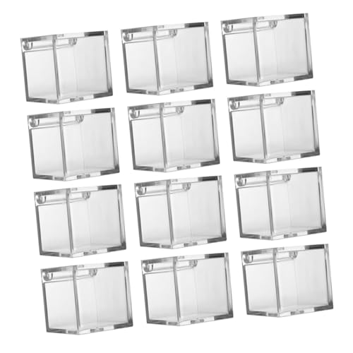 OUNONA 12個角透明ボックス パーティーフェイバーボックス 防塵仕様 大容量 菓子折りやジュエリー収納に