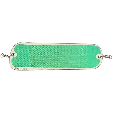Pro-Troll Fishing Products ProChip 8-Inch Flasher, Chrome/Green Cover