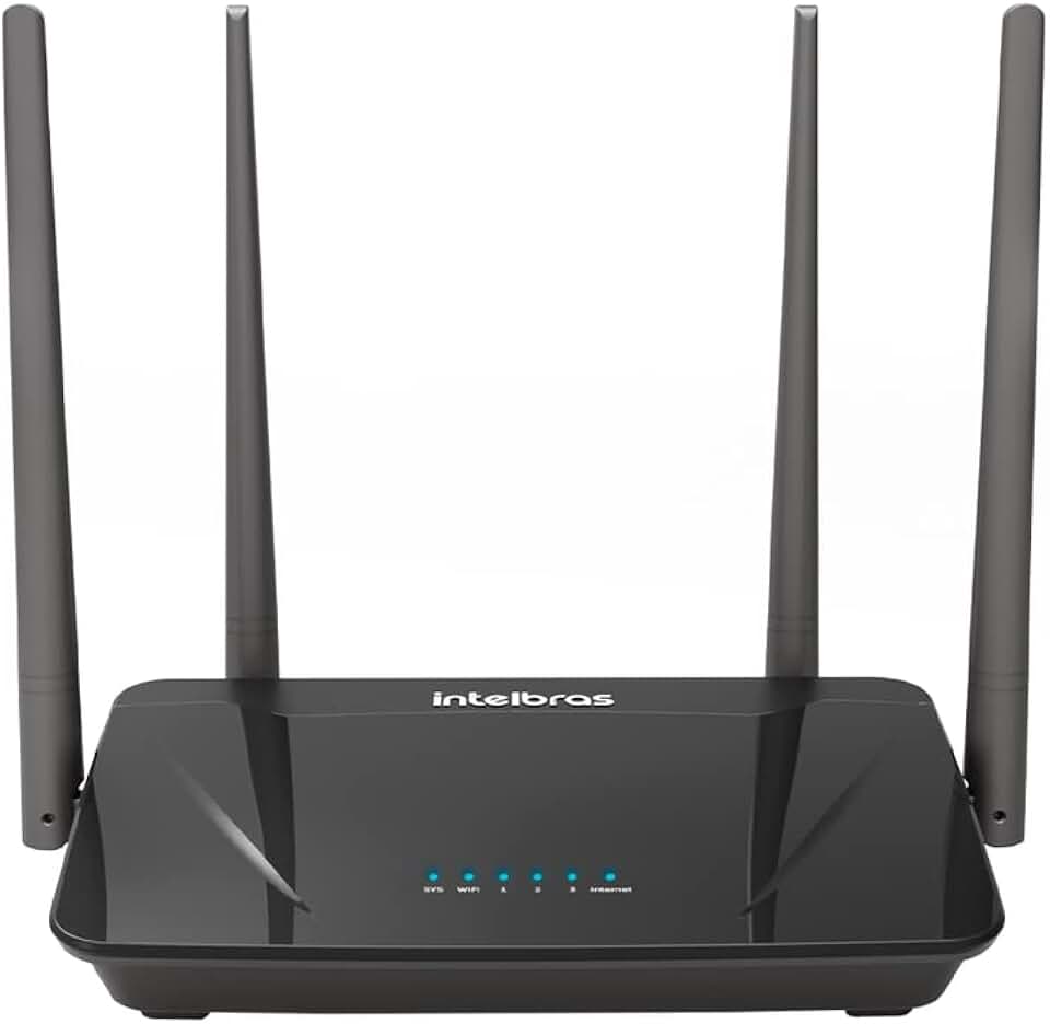 Roteador Wireless Dual Band RF 1200 Preto Intelbras
